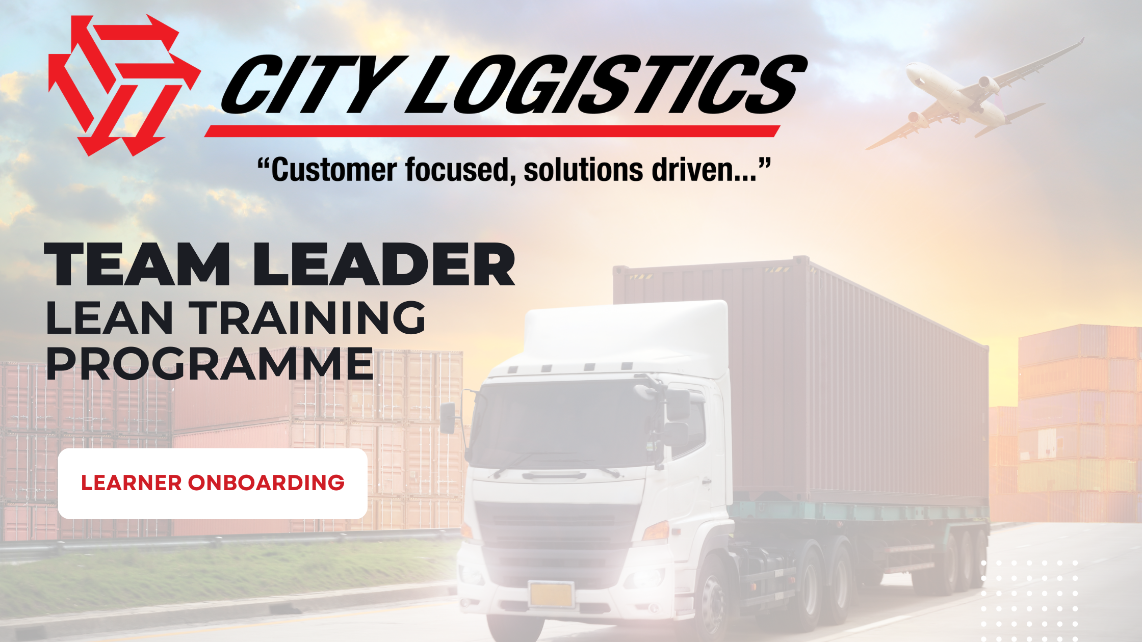 TLDP Learner Onboarding | City Logistics