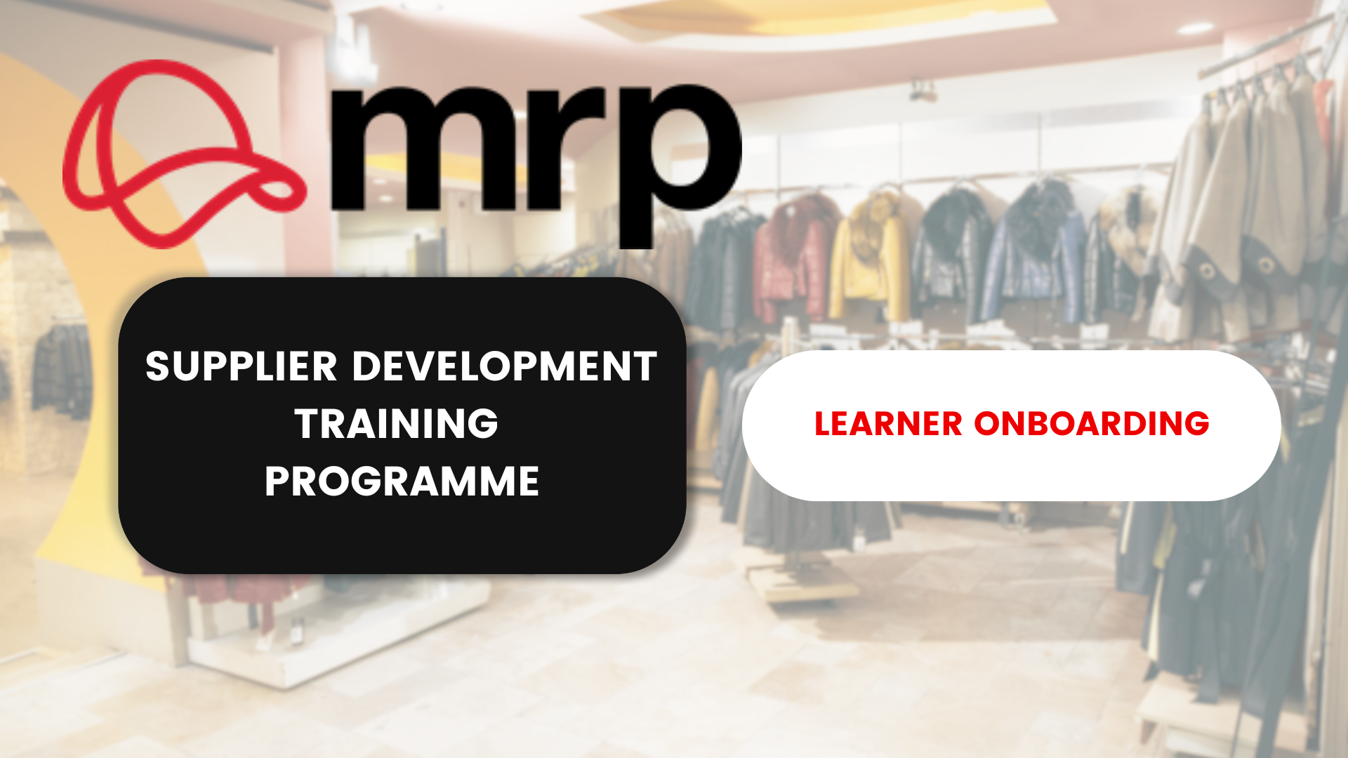 MRP Botswana Supplier Development Training | Onboarding